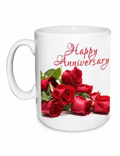 anniversary mug